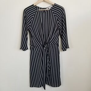 Gypsies & Moondust Striped Front Tie Dress Size Medium
